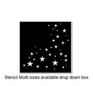 Starbright stencil available multi size